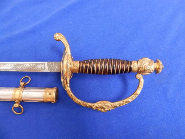 US M-1860 Staff & Field Officers Presentation Sword High Grade - Image 5