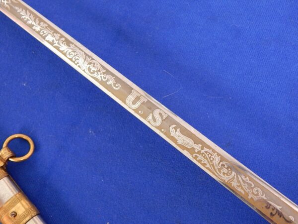 US M-1860 Staff & Field Officers Presentation Sword High Grade - Image 9