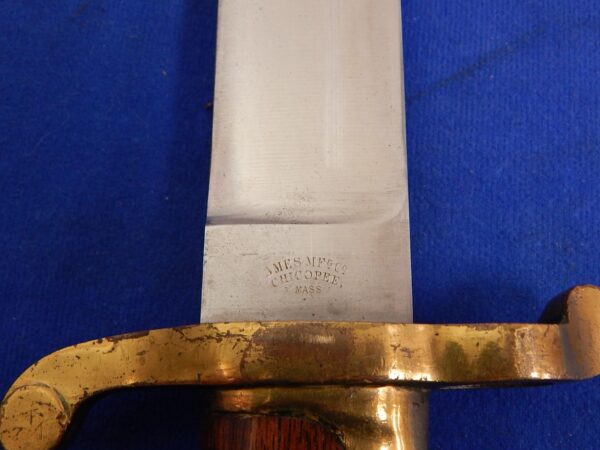 Ames 1864 Dated Dahlgren Bowie Bayonet - Image 6
