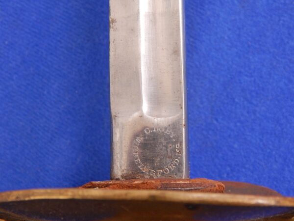 Roby 1863 Dated NCO Sword W/S - Image 7