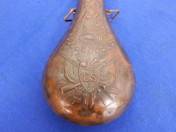 Batty 1848 Dated Peace Powder Flask - Image 2