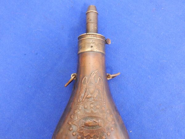 Batty 1848 Dated Peace Powder Flask - Image 3