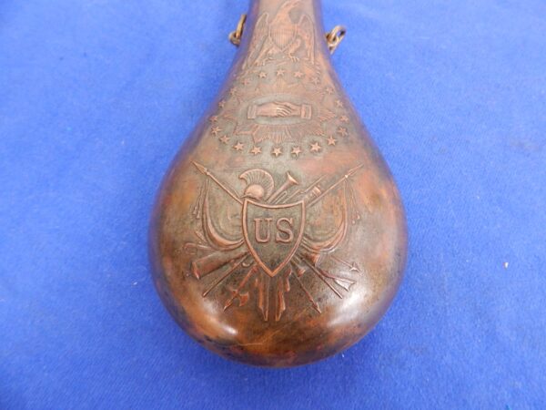 Batty 1848 Dated Peace Powder Flask - Image 6