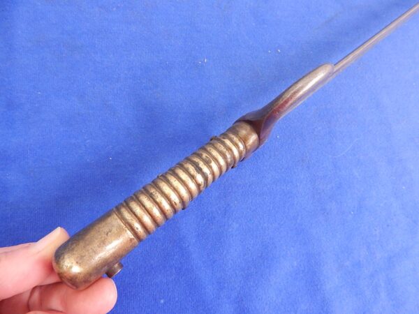 Bavarian M-1869 Werder Rifle Bayonet with 2 Step Cut - Image 4