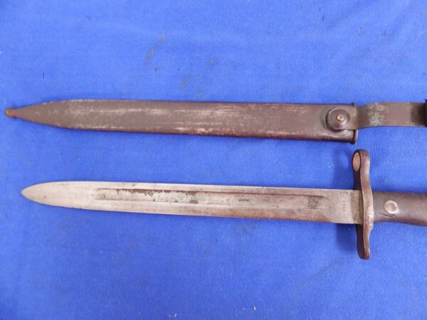 Krag Rifle Bayonet Dated 1895 - Image 6