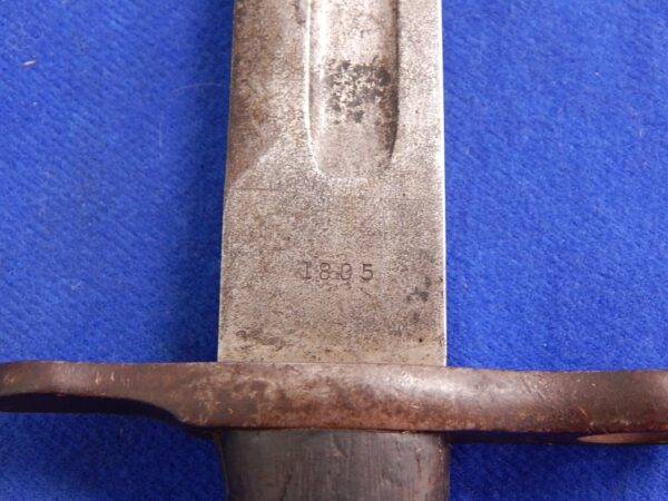 Krag Rifle Bayonet Dated 1895 - Image 7