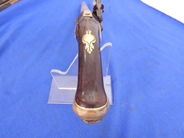 Irish Brass Mounted Flintlock Pistol - Image 9