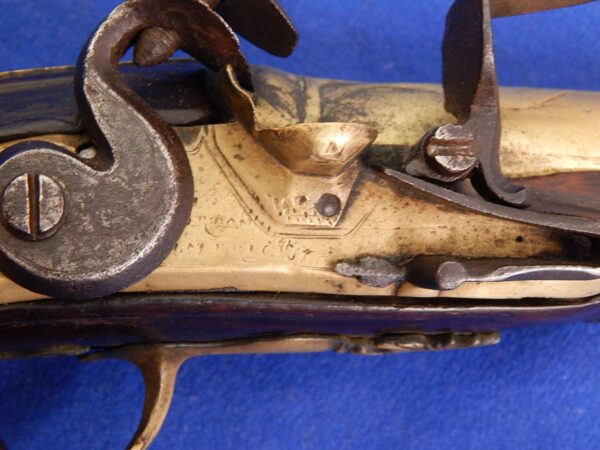 Irish Brass Mounted Flintlock Pistol - Image 10