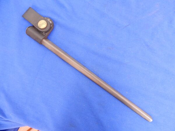 US 45/70 Trapdoor Springfield Bayonet Scabbard National Guard Pennsylvania - Image 2