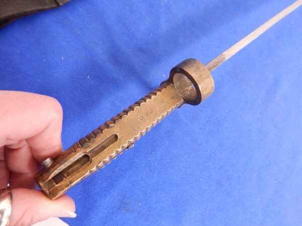 Sharps & Hankins Navy Rifle Bayonet W/S & Frog - Image 3