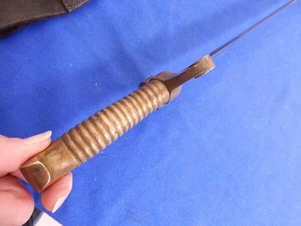Sharps & Hankins Navy Rifle Bayonet W/S & Frog - Image 5