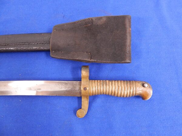 Sharps & Hankins Navy Rifle Bayonet W/S & Frog - Image 4