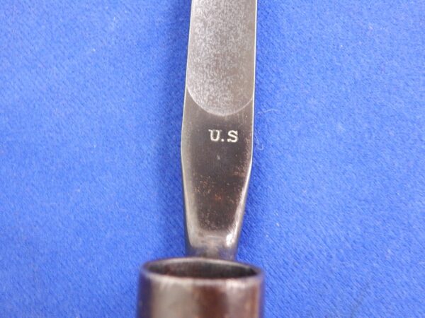 US 45/70 Trapdoor Springfield Cadet Rifle Bayonet W/S - Image 5