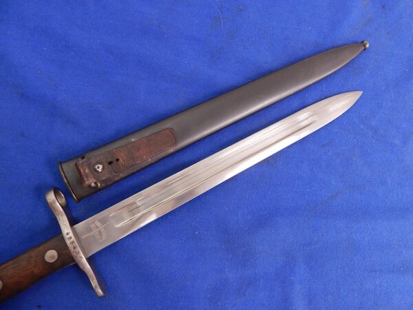 Swiss M-1889/11 Schmidt Rubin Rifle Bayonet W/S - Image 2