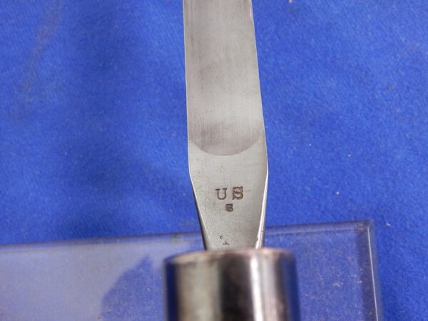 US Civil War 58 Caliber Musket Bayonet Blued - Image 6