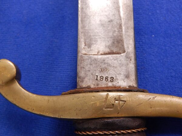 Ames 1863 Dated Light Artillery Saber W/S - Image 7