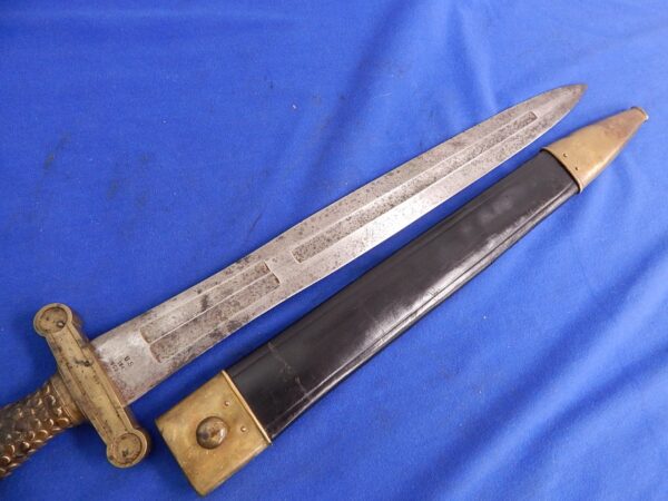 Ames 1843 Dated Short Artillery Sword W/S - Image 2