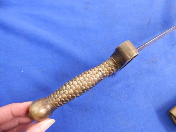 Ames 1843 Dated Short Artillery Sword W/S - Image 4