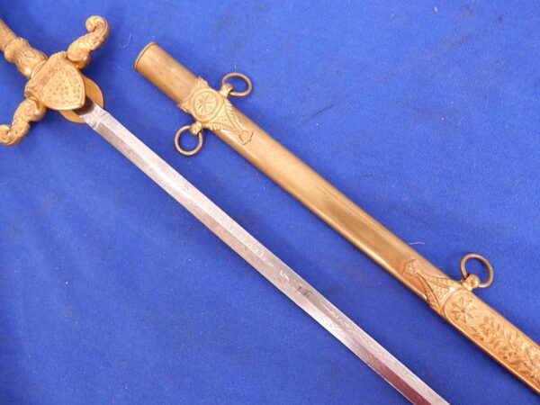 US M-1840 Medical Staff Officers Sword W/S - Image 2