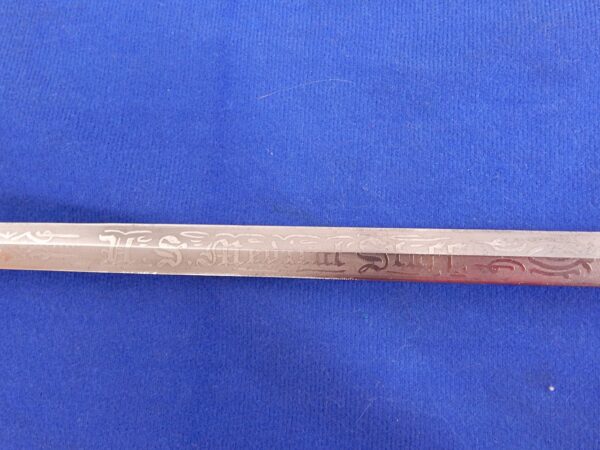 US M-1840 Medical Staff Officers Sword W/S - Image 6