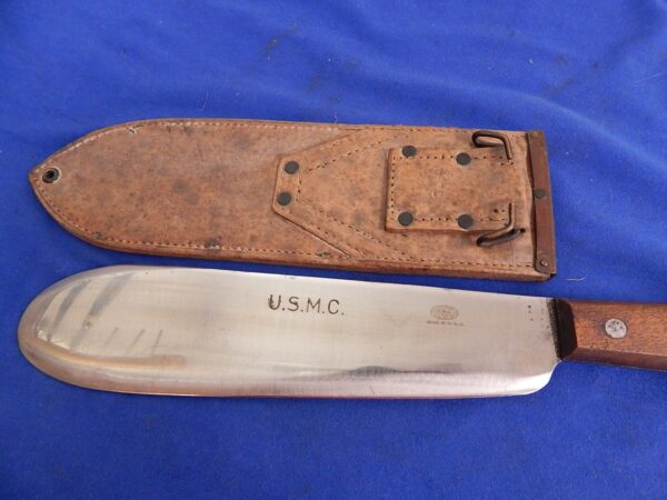 USMC WWII Medical Corpsman Bolo Knife W/S - Image 6