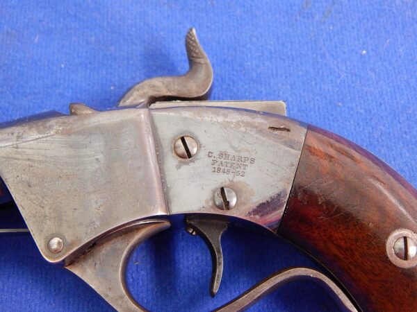 Sharps Breech Loading Single Shot Pistol - Image 9