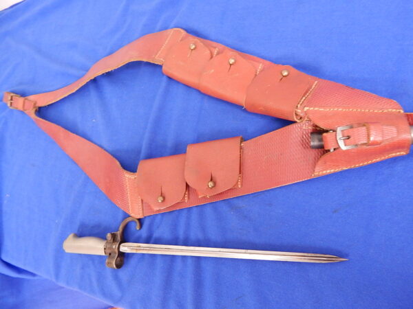 French M-1907/35 N.African Spahi Bandoleer W/Bayonet - Image 17