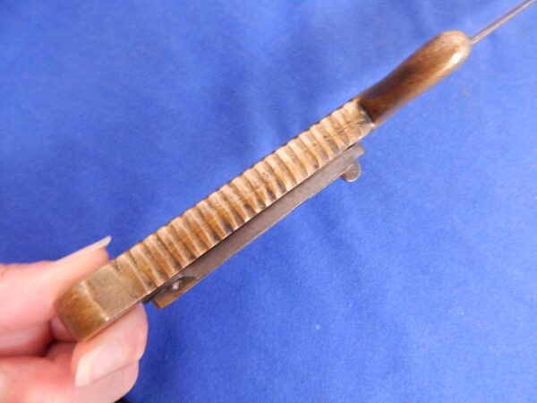 US Civil War Era Turner Rifle Saber Bayonet - Image 4