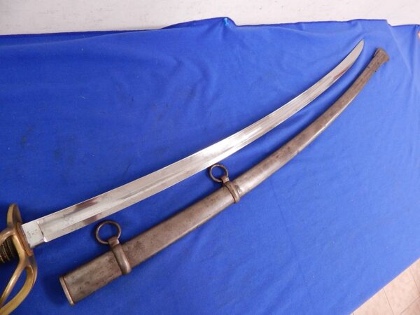 Ames 1858 Dated Heavy Cavalry Saber W/S - Image 2