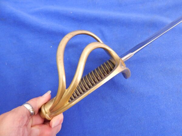Ames 1858 Dated Heavy Cavalry Saber W/S - Image 5