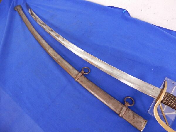 Ames 1858 Dated Heavy Cavalry Saber W/S - Image 7