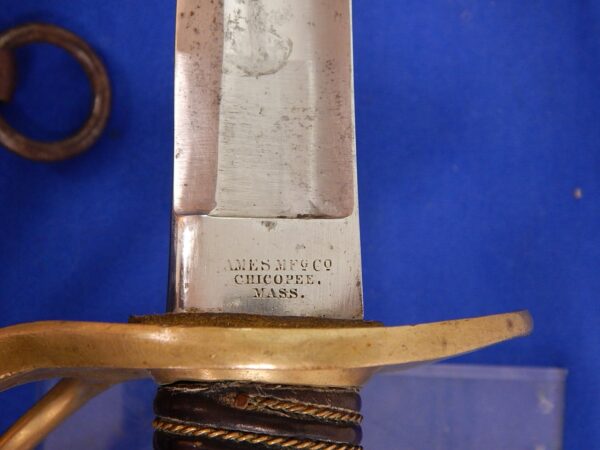 Ames 1858 Dated Heavy Cavalry Saber W/S - Image 8
