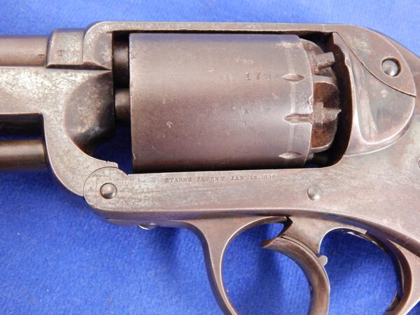 Starr Double Action Navy Revolver Martially Marked - Image 9