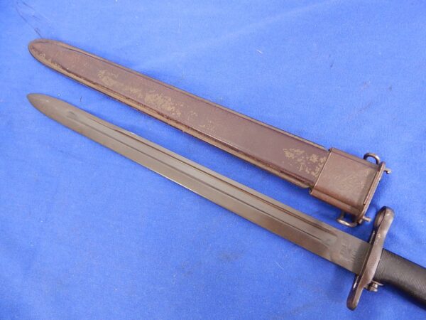 US M-1942 16" Garand Rifle Bayonet W/S OL 1942 - Image 6