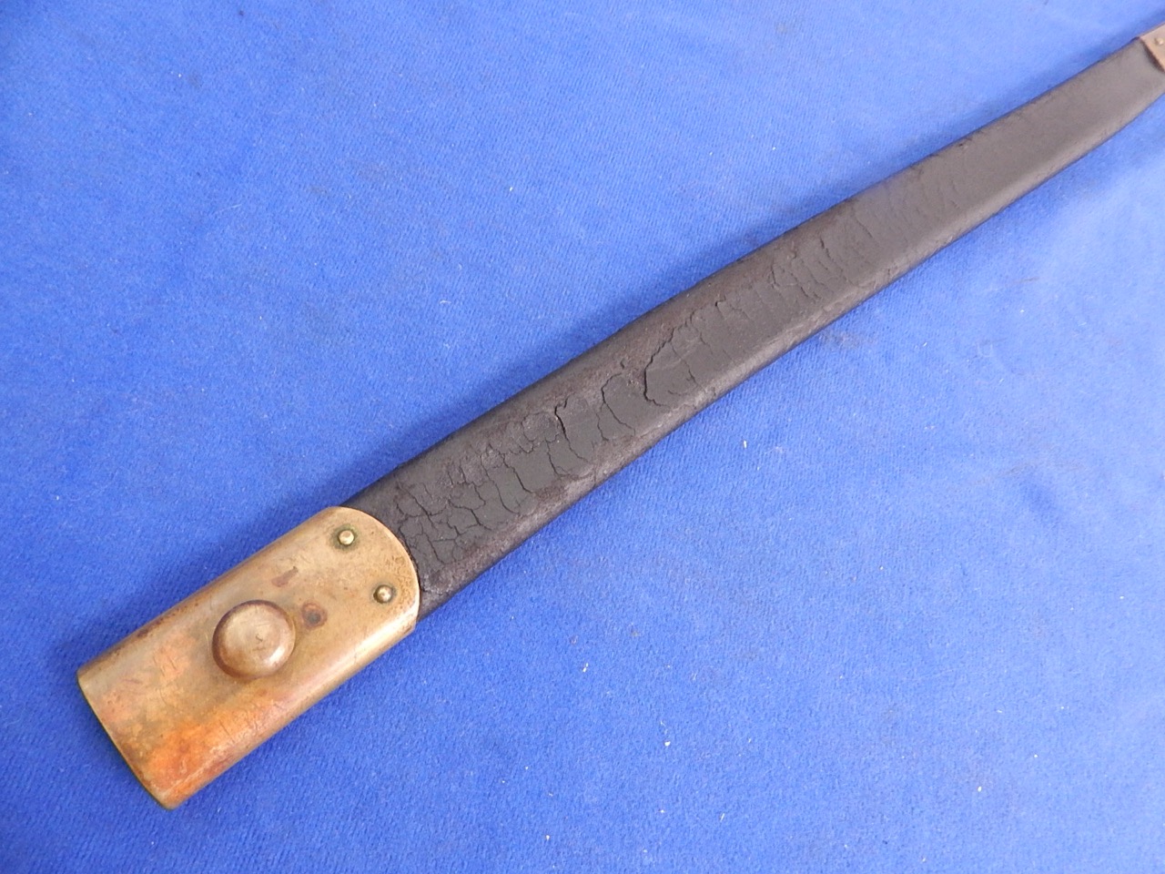 US Civil War Remington Zouave Rifle Saber Bayonet Scabbard - Image 2