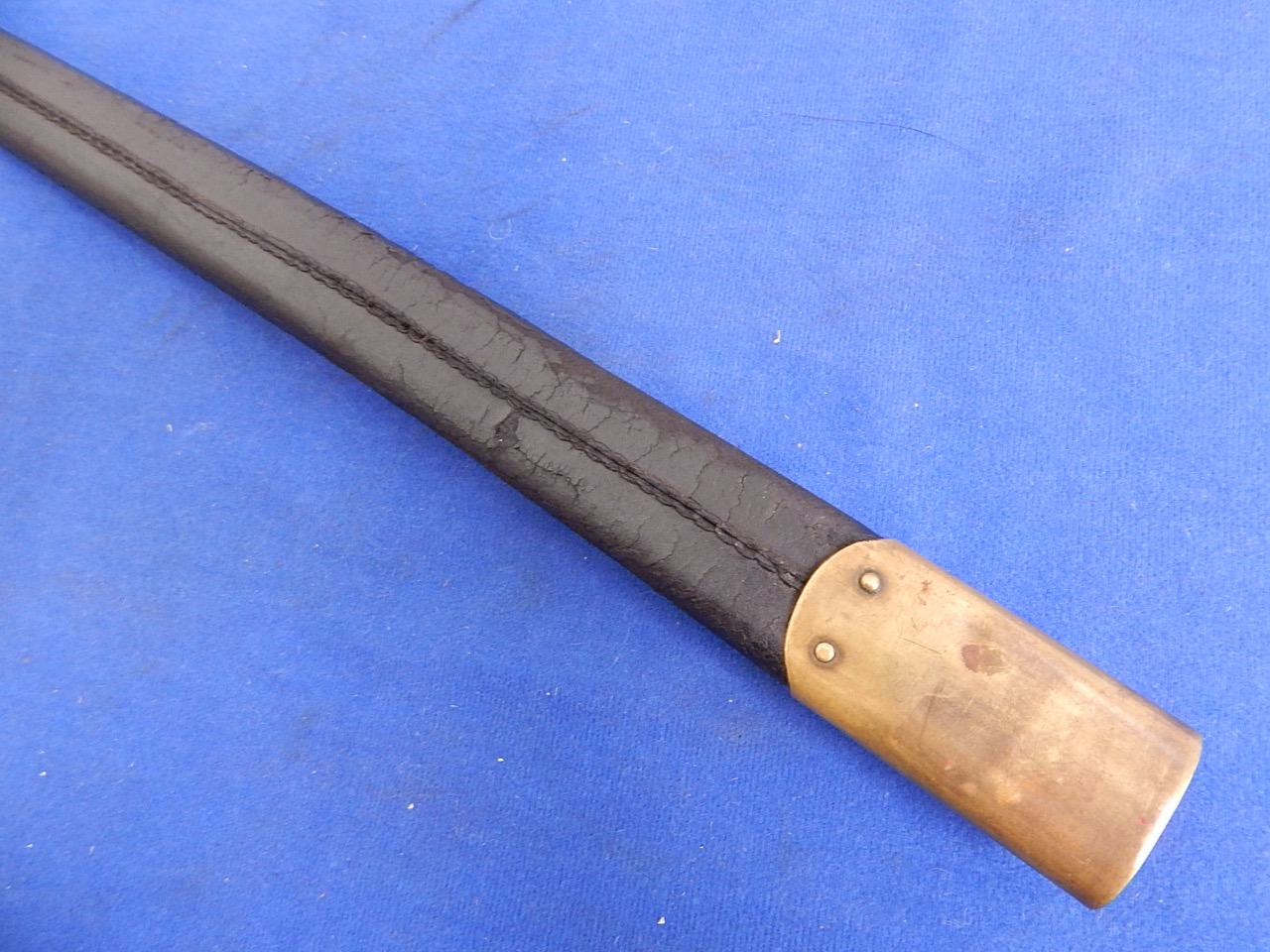 US Civil War Remington Zouave Rifle Saber Bayonet Scabbard - Image 4