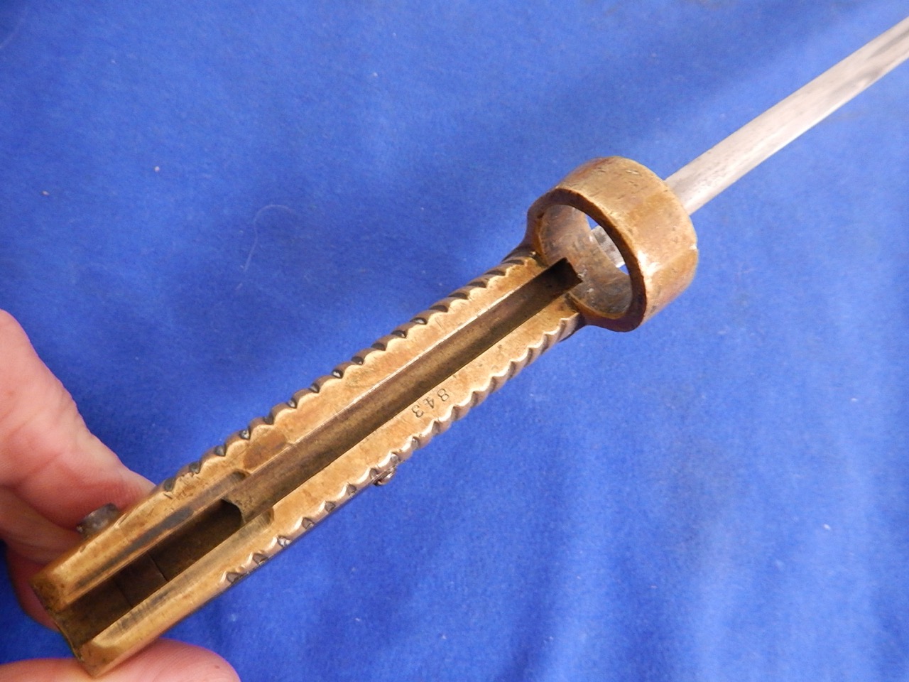Plymouth Navy Rifle Saber Bayonet W/S - Image 3