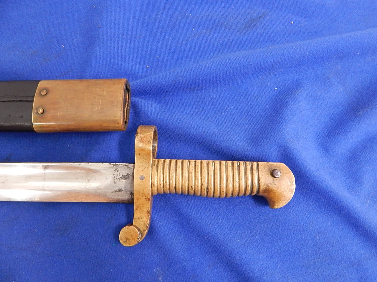 Plymouth Navy Rifle Saber Bayonet W/S - Image 5