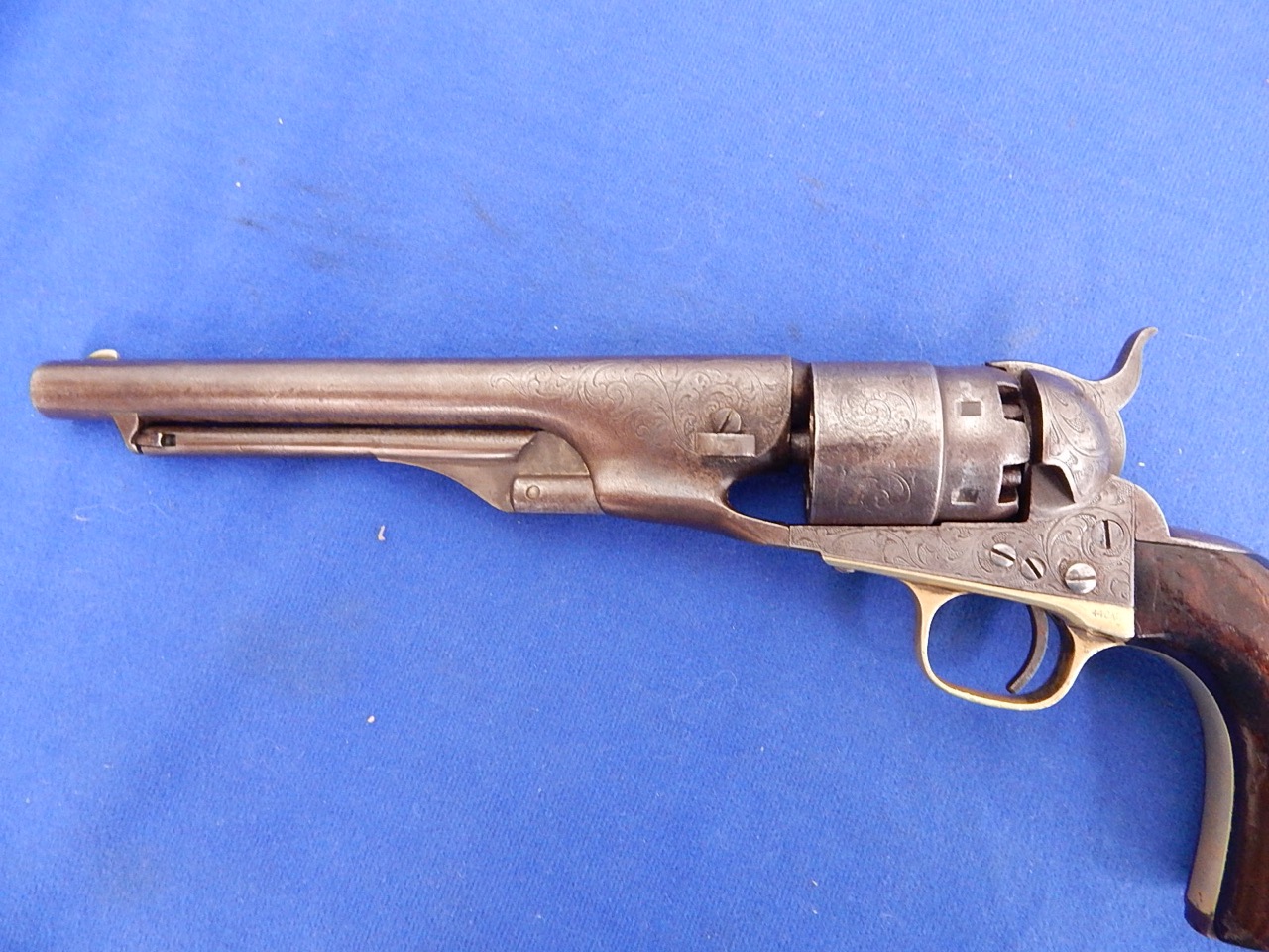 Colt M-1860 Army Factory Engraved, 4-Screw Frame - Image 7